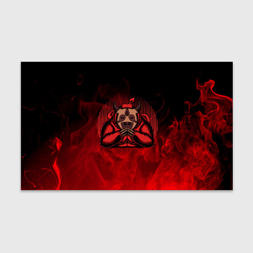 Бумага для упаковки Дьявольский ленивец Devilish sloth / 3D-принт – фото 1