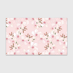 Бумага для упаковки Розовые цветы весны, цвет: 3D-принт