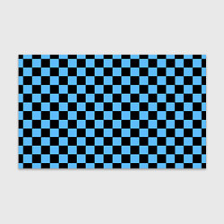 Бумага для упаковки Шахматная доска Синяя, цвет: 3D-принт