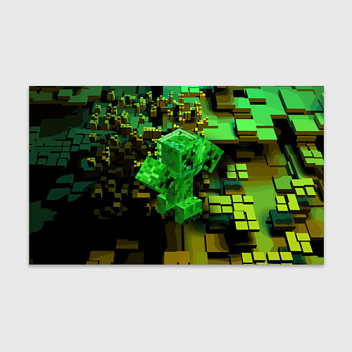 Бумага для упаковки Minecraft Creeper Mob / 3D-принт – фото 1