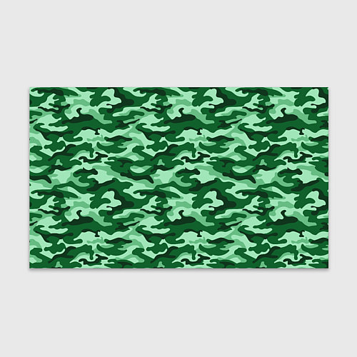 Бумага для упаковки Зеленый монохромный камуфляж / 3D-принт – фото 1