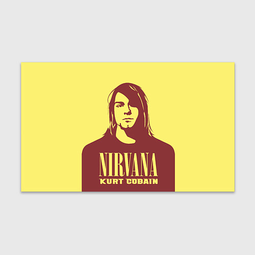 Бумага для упаковки Nirvana - Kurt Cobain / 3D-принт – фото 1
