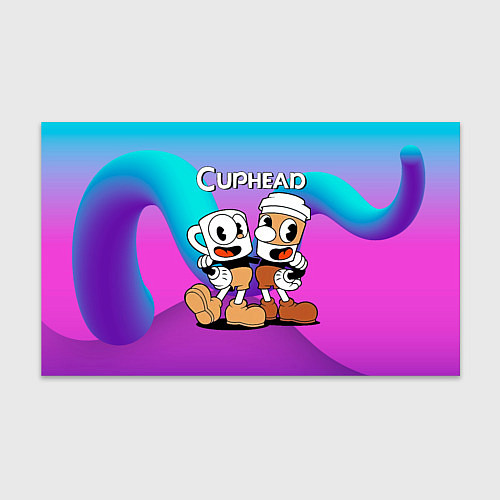 Бумага для упаковки Кружечки Cuphead / 3D-принт – фото 1