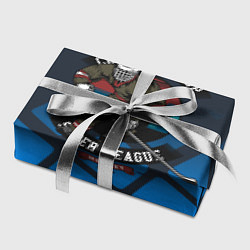 Бумага для упаковки Хоккей супер лига, цвет: 3D-принт — фото 2