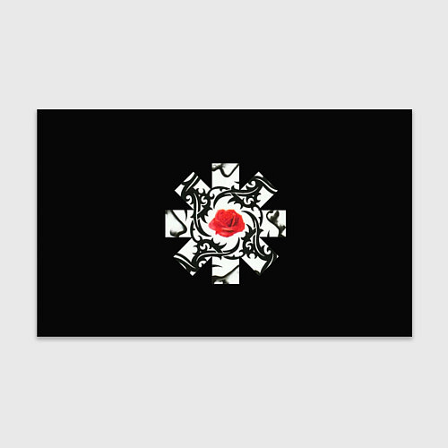 Бумага для упаковки RHCP Logo Red Rose / 3D-принт – фото 1