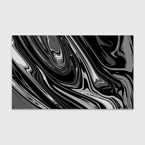 Бумага для упаковки Черно-белый мрамор / 3D-принт – фото 1