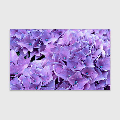Бумага для упаковки Фиолетово-сиреневые цветы / 3D-принт – фото 1