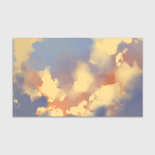 Бумага для упаковки Облачное небо на закате / 3D-принт – фото 1
