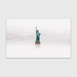 Бумага для упаковки Статуя свободы в облаках