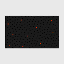Бумага для упаковки Love Death and Robots black pattern, цвет: 3D-принт