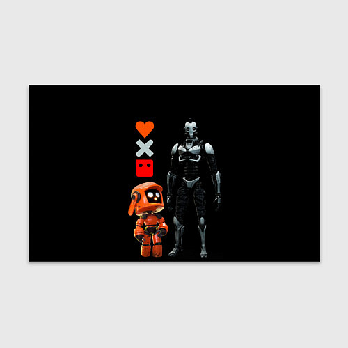 Бумага для упаковки Любовь Смерть и Роботы Love Death and Robots / 3D-принт – фото 1