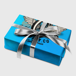 Бумага для упаковки Колесо мотоцикла с крыльями, цвет: 3D-принт — фото 2