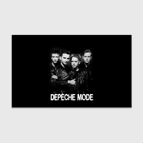 Бумага для упаковки Depeche Mode - black & white portrait / 3D-принт – фото 1