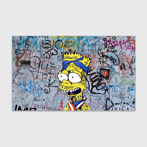 Бумага для упаковки Кульный Барт Симпсон весь в тату - Hype / 3D-принт – фото 1