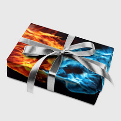 Бумага для упаковки Вода и огонь - два кулака Brofist, цвет: 3D-принт — фото 2