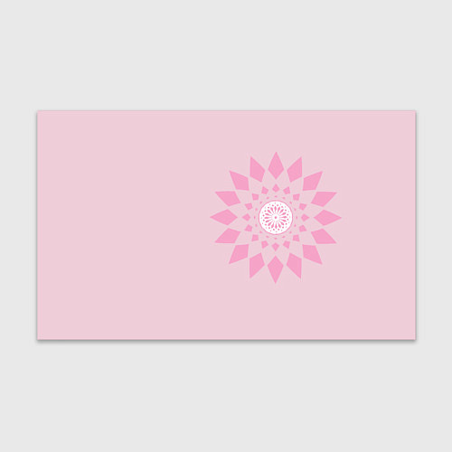 Бумага для упаковки Розовая геометрическая абстракция Круговой принт Б / 3D-принт – фото 1