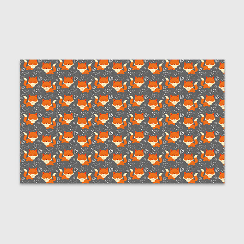 Бумага для упаковки Веселые лисички / 3D-принт – фото 1