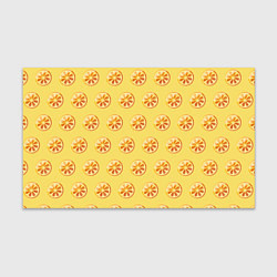Бумага для упаковки Апельсин Паттерн - Желтая версия, цвет: 3D-принт