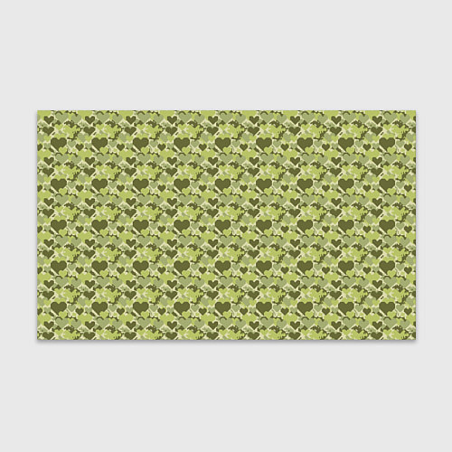 Бумага для упаковки Милитари сердце пиксель / 3D-принт – фото 1