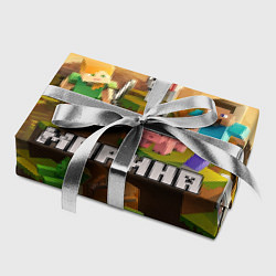 Бумага для упаковки Марина Minecraft, цвет: 3D-принт — фото 2