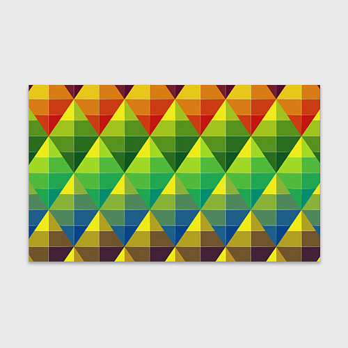 Бумага для упаковки Узор из разноцветных фигур / 3D-принт – фото 1