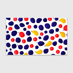Бумага для упаковки Ягодки и фрукты, цвет: 3D-принт
