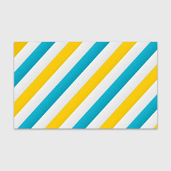 Бумага для упаковки Желтые и синие полосы