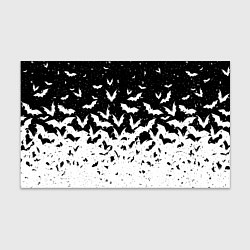 Бумага для упаковки Black and white bat pattern, цвет: 3D-принт