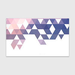 Бумага для упаковки Розово-фиолетовый паттерн и белый фон, цвет: 3D-принт