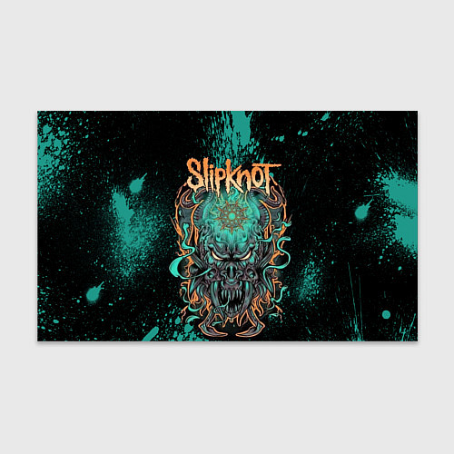 Бумага для упаковки Slipknot monster / 3D-принт – фото 1