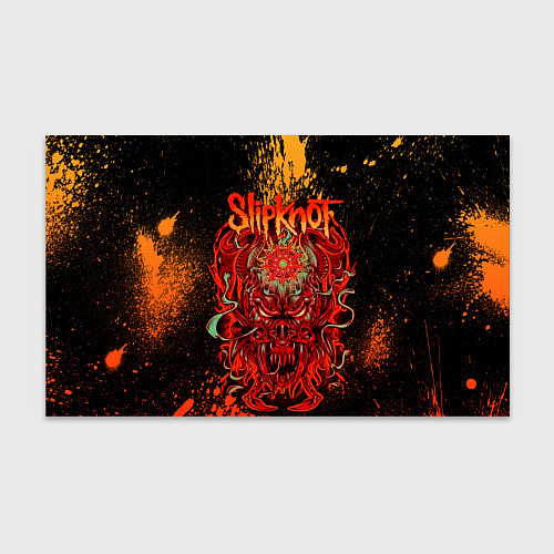 Бумага для упаковки Slipknot - red monster / 3D-принт – фото 1