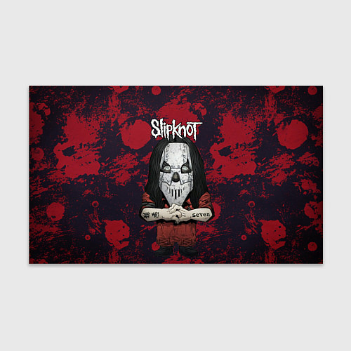 Бумага для упаковки Slipknot dark red / 3D-принт – фото 1