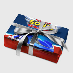 Бумага для упаковки Team Sonic Racing - Ёжик и его точило, цвет: 3D-принт — фото 2