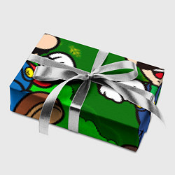 Бумага для упаковки Luigi & Mario, цвет: 3D-принт — фото 2
