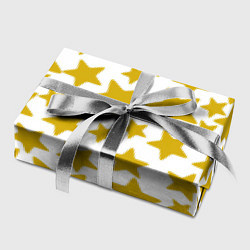 Бумага для упаковки Жёлтые звезды, цвет: 3D-принт — фото 2