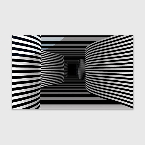 Бумага для упаковки Коридор - оптическая иллюзия / 3D-принт – фото 1