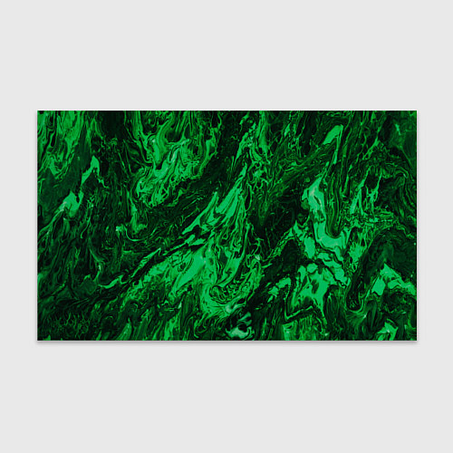 Бумага для упаковки Зелёные краски во тьме / 3D-принт – фото 1