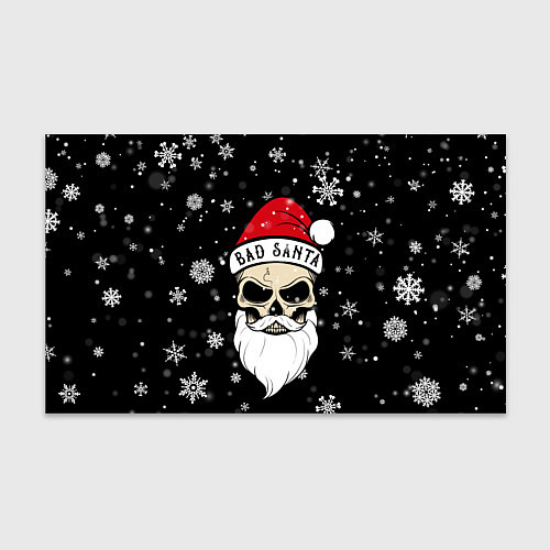 Бумага для упаковки Christmas Bad Santa / 3D-принт – фото 1