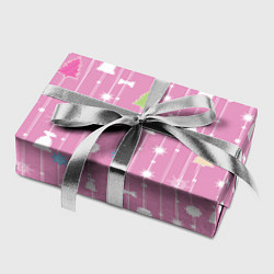 Бумага для упаковки Розовый новый год, цвет: 3D-принт — фото 2
