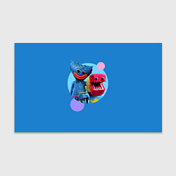 Бумага для упаковки Poppy Playtime Хагги Вагги и Бокси Бу, цвет: 3D-принт