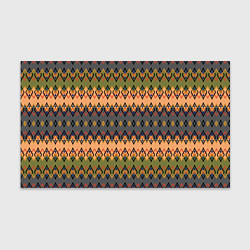 Бумага для упаковки Желто-оливковый полосатый орнамент, цвет: 3D-принт
