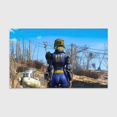 Бумага для упаковки Vault 111 suit at Fallout 4 Nexus / 3D-принт – фото 1