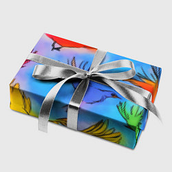Бумага для упаковки Акварельные крылья, цвет: 3D-принт — фото 2
