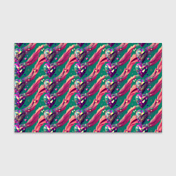 Бумага для упаковки Паттерн кристальные сердца, цвет: 3D-принт