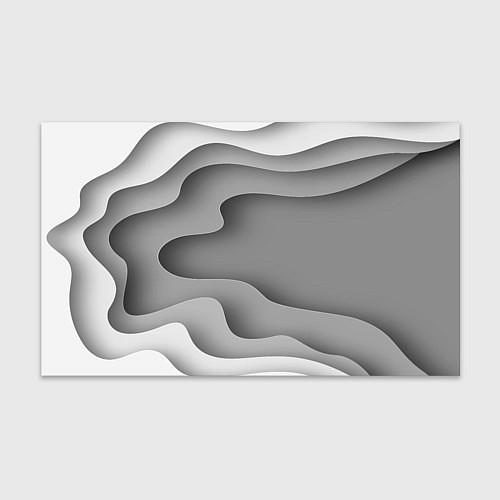 Бумага для упаковки Множество оттенков серого в разломе / 3D-принт – фото 1