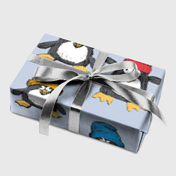 Бумага для упаковки Смешные пингвины, цвет: 3D-принт — фото 2