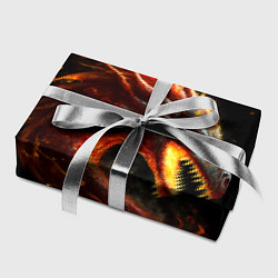 Бумага для упаковки Яростный огненный дракон, цвет: 3D-принт — фото 2