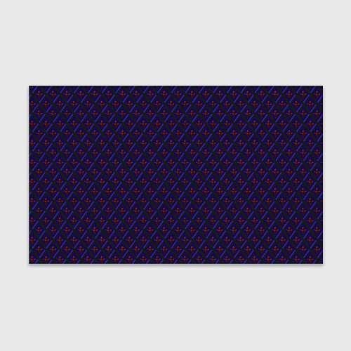 Бумага для упаковки Синие ромбы / 3D-принт – фото 1