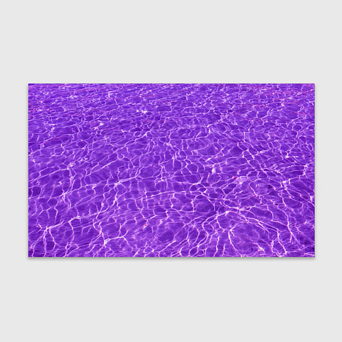 Бумага для упаковки Абстрактные фиолетовые волны воды / 3D-принт – фото 1