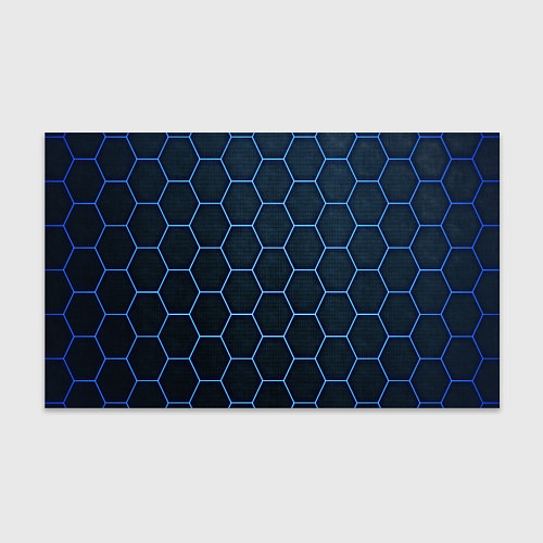 Бумага для упаковки Abstraction линии соты / 3D-принт – фото 1